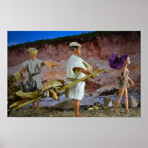 Póster Viaje a los campos de caza. poster