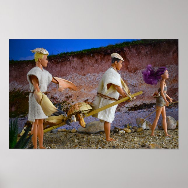 Póster Viaje a los campos de caza. poster (Frente)