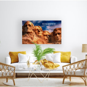 Póster Viaje a Mount Rushmore Black Hills Dakota del Sur