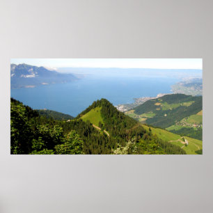 Póster Viaje a Rochers de Naye