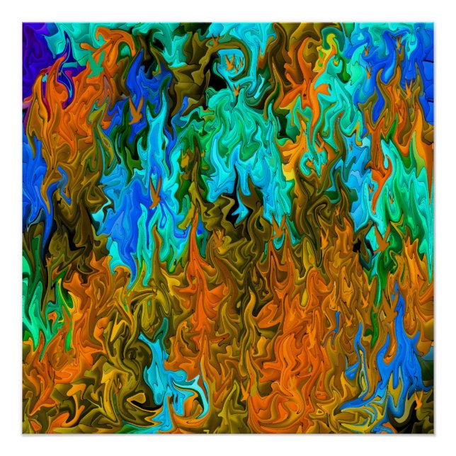 Póster Viaje a través de mis ojos y vea a los animales (Anverso)