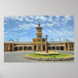 Póster Viaje a través del tiempo en la estación de Albury