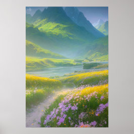 Póster Viaje al borde del río