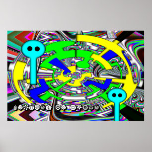 Póster Viaje al espacio