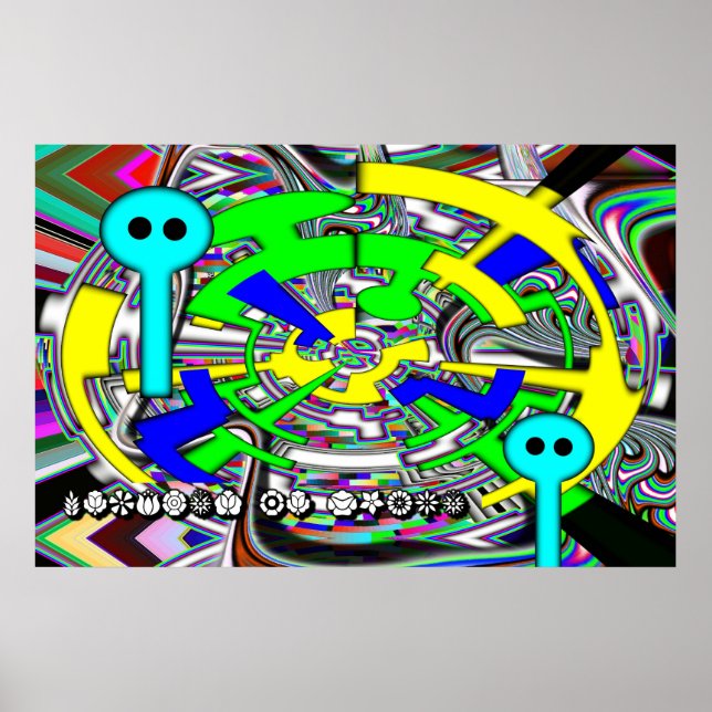 Póster Viaje al espacio (Frente)