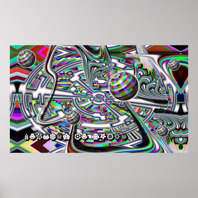 Póster Viaje al espacio (nave espacial alienígena) (Frente)