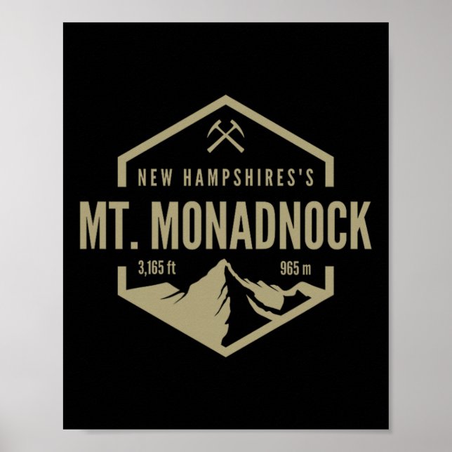 Póster Viaje al Monte Monadnock (Frente)