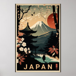 Póster Viaje al Poster japonés