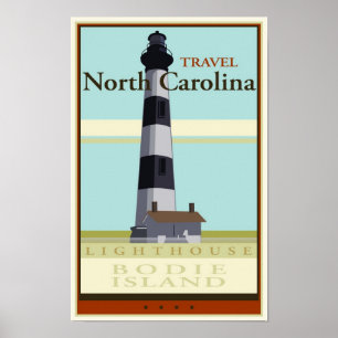 Póster Viaje Carolina del Norte