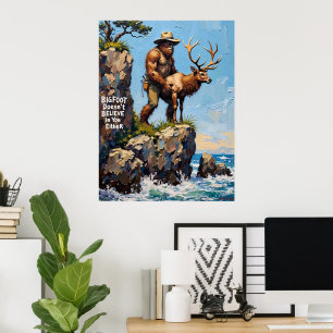Póster Viaje costero de Bigfoot: Un improbable rescate