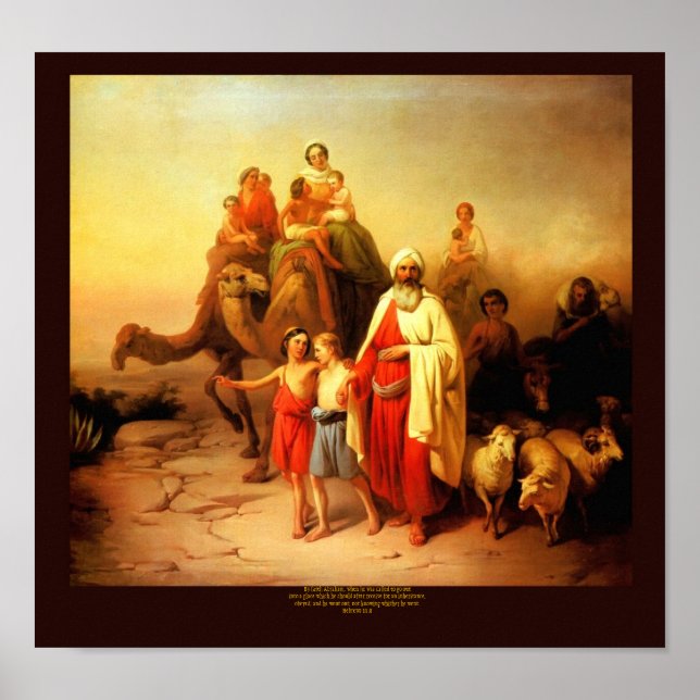 Póster Viaje de Abrahams por Josef Molnar (Frente)