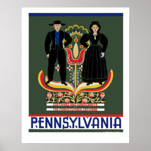 Póster Viaje de Amish Pennsylvania