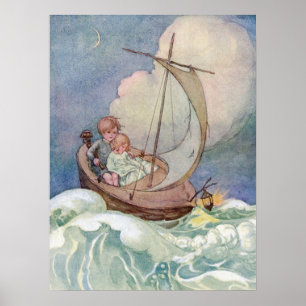 Póster Viaje de Anne Anderson a Fairyland