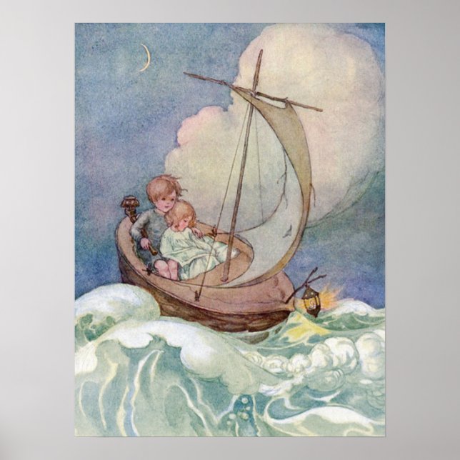 Póster Viaje de Anne Anderson a Fairyland (Frente)