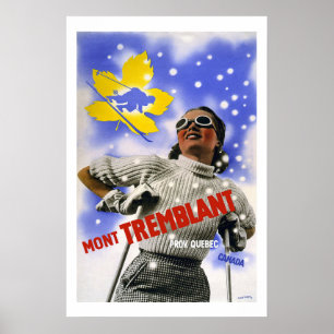Póster Viaje de Canadá