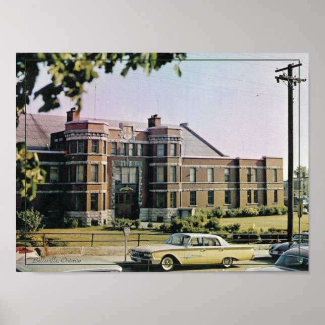 Póster Viaje de Canadá en los años 70 (Frente)