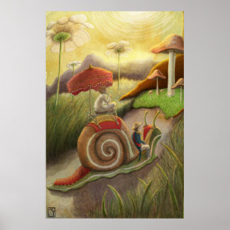 Póster Viaje de caracol