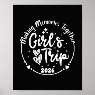 Póster Viaje de chicas 2026 Fin de semana de chicas linda