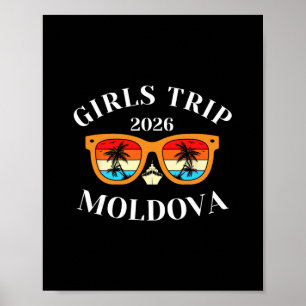 Póster Viaje de chicas 2026 Moldova vacaciones de primave