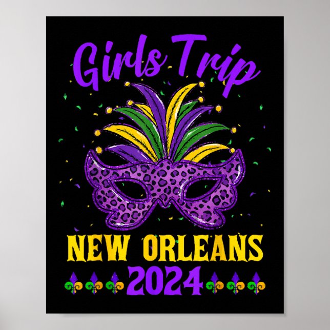 Póster Viaje de chicas a Nueva Orleans 2024 (Frente)