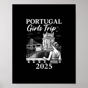 Póster Viaje de chicas a Portugal 2025 Viaje a la ciudad