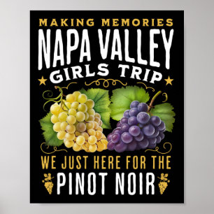 Póster Viaje de chicas al valle de Napa Tour de viñedos d