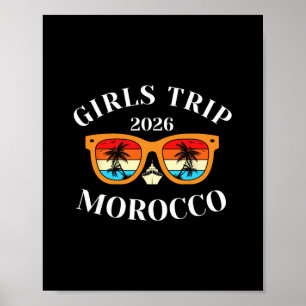 Póster Viaje de chicas Marruecos 2026 vacaciones de prima