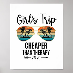 Póster Viaje de chicas más barato que una terapia Grupo d