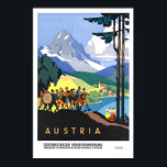 Póster Viaje de cosecha, Austria<br><div class="desc">Poster de Viajes Vintage para Austria.</div>