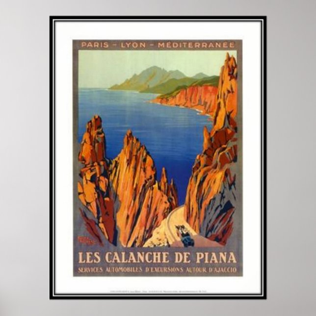 Póster Viaje de cosecha Córcega - (Frente)