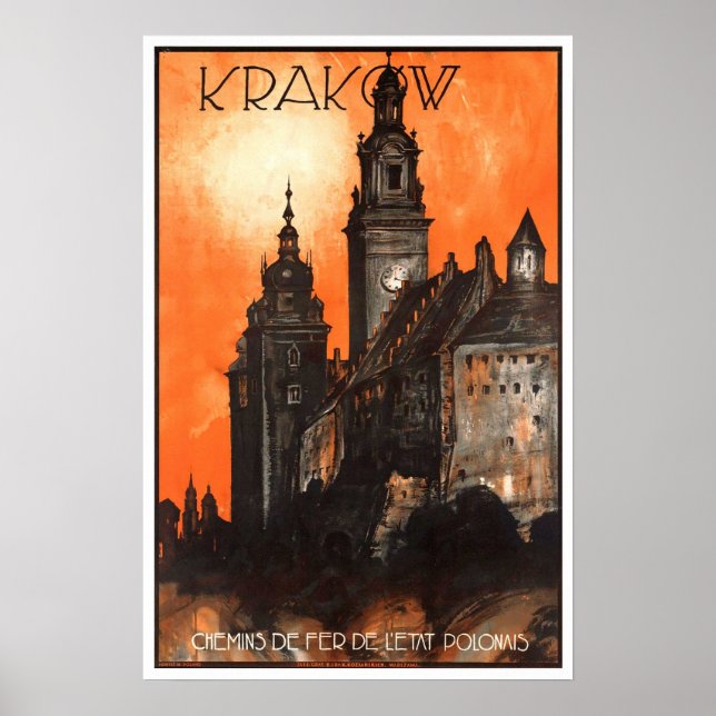 Póster Viaje de cosecha, Cracovia (Frente)