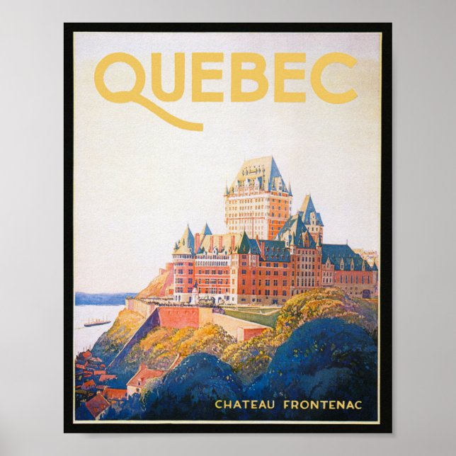 Póster Viaje de cosecha de quebec Canadá (Frente)