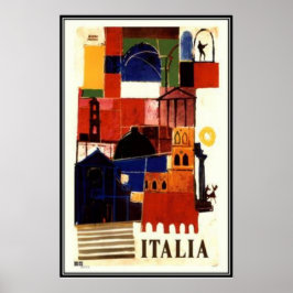 Póster Viaje de cosecha Italia -