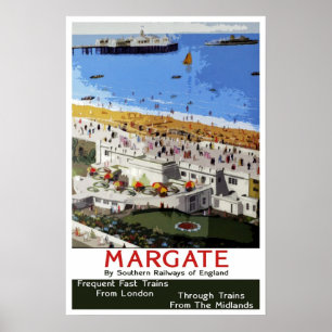 Póster Viaje de cosecha, Margate