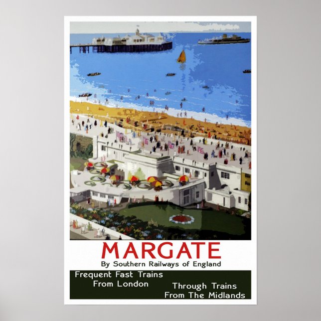 Póster Viaje de cosecha, Margate (Frente)