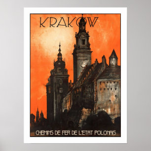 Póster Viaje de Cracovia