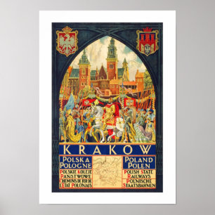 Póster Viaje de Cracovia