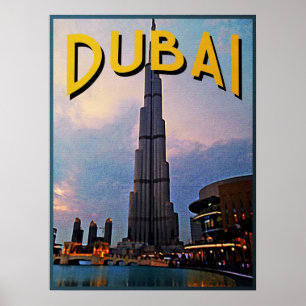 Póster Viaje de Dubai