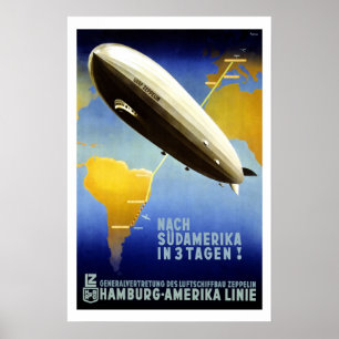 Póster Viaje de época de Alemania