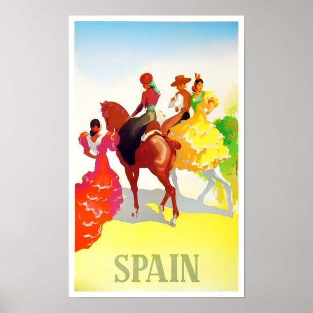 Póster Viaje de España (Frente)