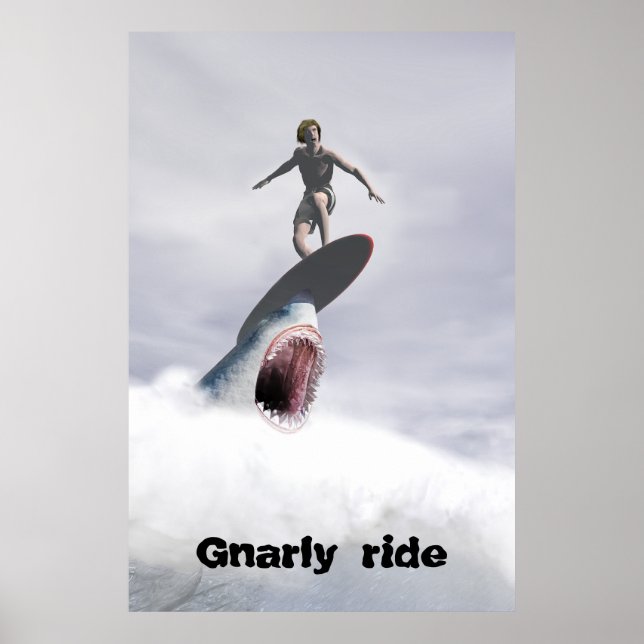 Póster Viaje de Gnarly (Frente)