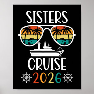 Póster Viaje de hermanas 2026 Crucero de fin de semana pa