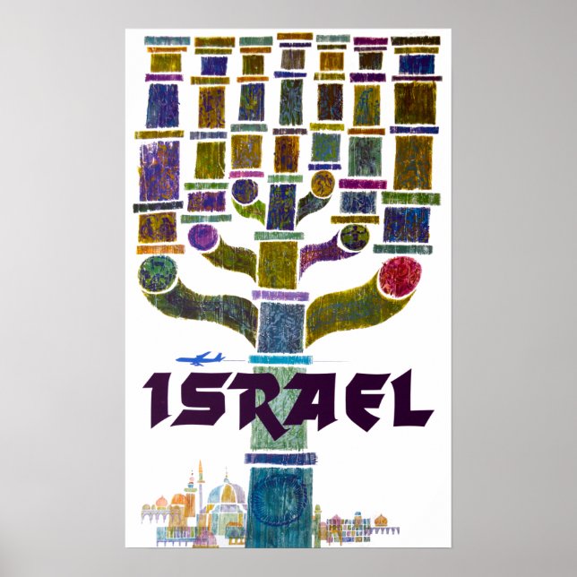 Póster Viaje de Israel de época (Frente)