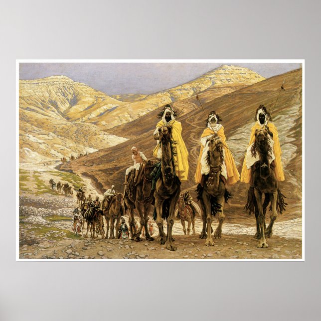 Póster Viaje de la Magi c. James Tissot 1894 (Frente)
