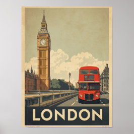 Póster Viaje de Londres