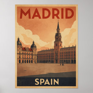 Póster Viaje de Madrid