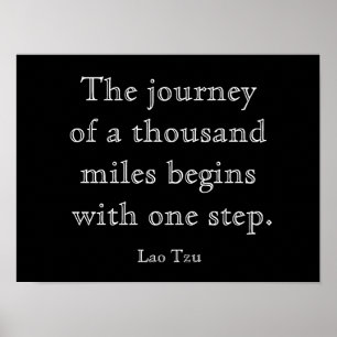 Póster Viaje de mil millas - poster