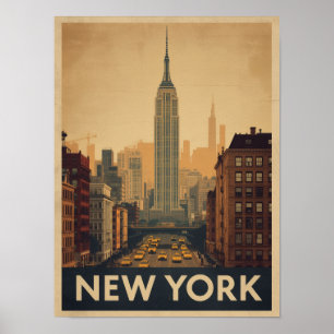 Póster Viaje de Nueva York