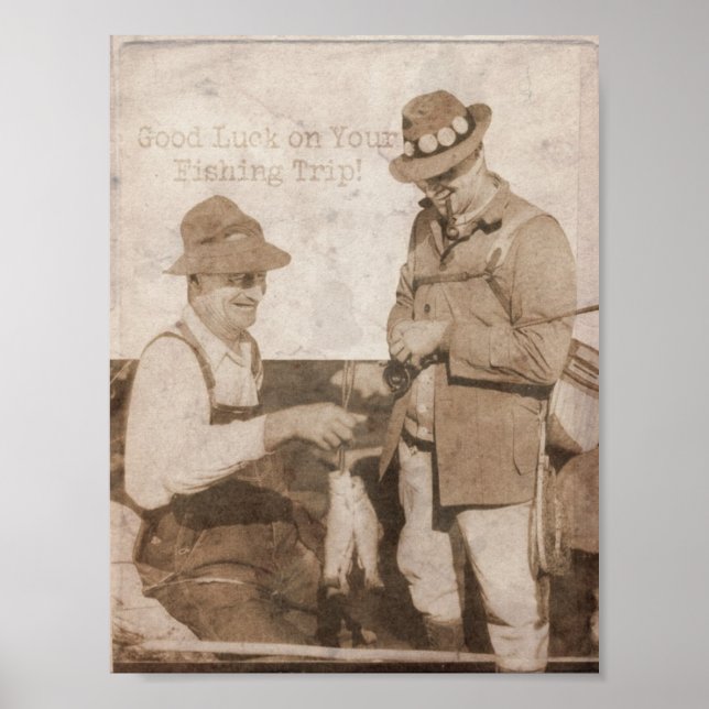 Póster Viaje de pesca (Frente)