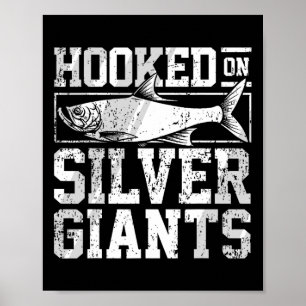 Póster Viaje de pesca de Tarpon - Plata Tarpon Angler - P